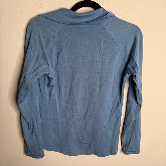 Icebreaker Women's Blue Bodyfit 260 Merino Wool 1/4 Zip‎ Pullover - Picture 2 of 3
